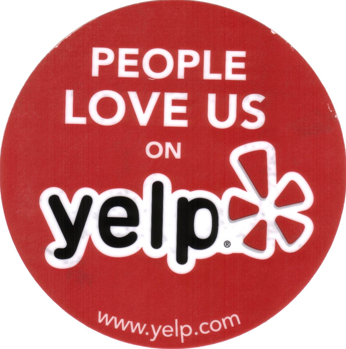 Yelp Love us